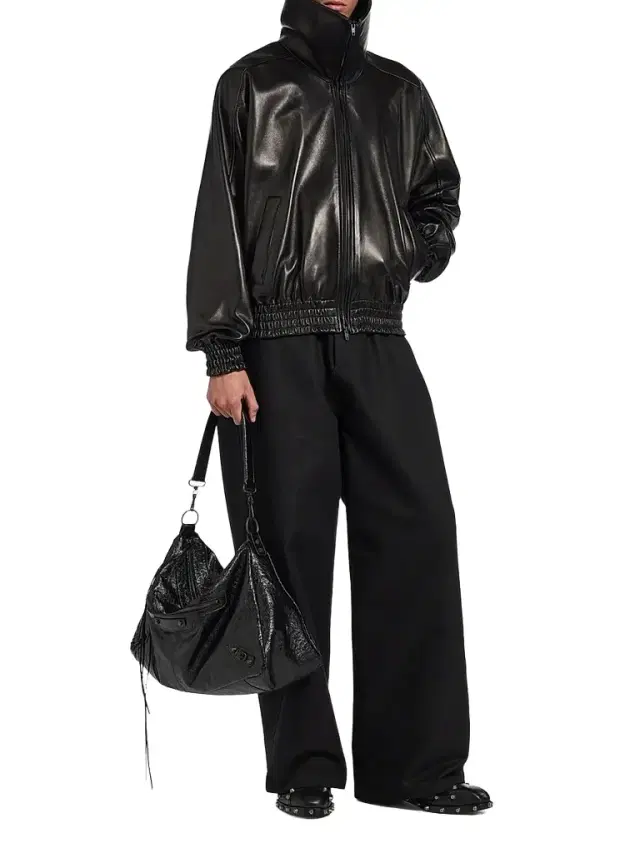 Balenciaga Men's Le City Moto Large Tote Bag - Black