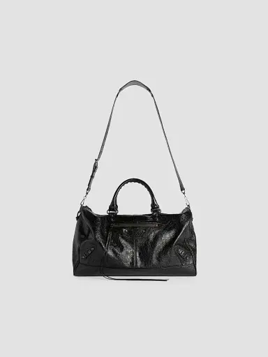 Balenciaga Men's Le City Boston Large Duffel Bag - Black | Thumbnail 7