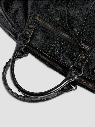 Balenciaga Men's Le City Boston Large Duffel Bag - Black | Thumbnail 8