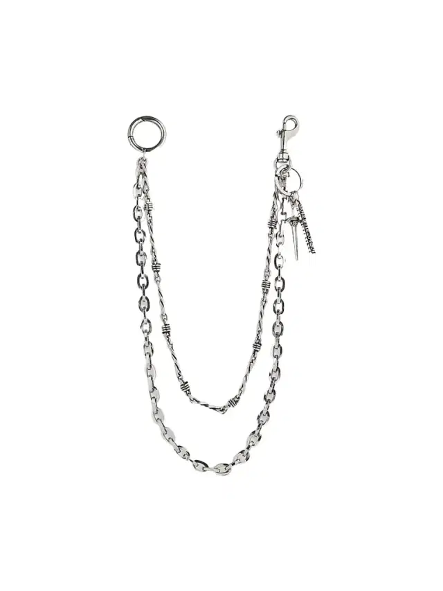Balenciaga Men's Goth Trouser Chain - Antique Silver