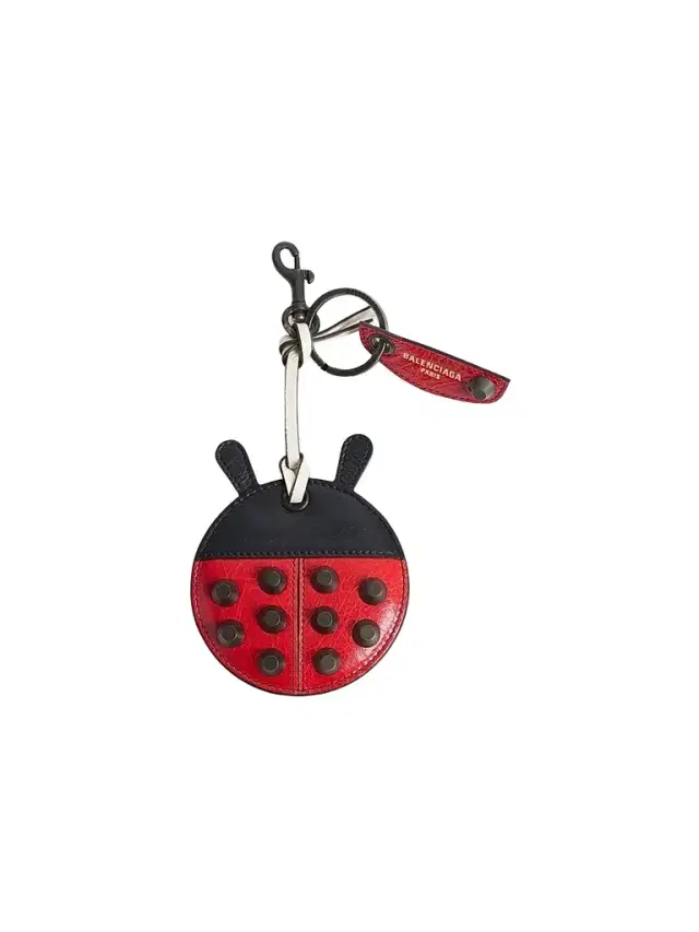 Balenciaga Men's Le City Ladybug Keychain Charm - Black Red