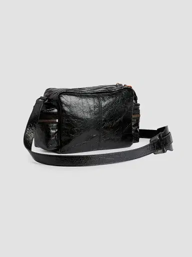 Balenciaga Men's Le City Crossbody Camera Bag - Black | Thumbnail 6 Balenciaga Men's Le City Crossbody Camera Bag - Black | Thumbnail 6
