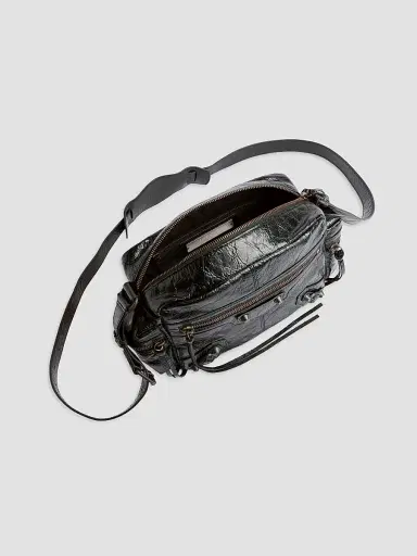 Balenciaga Men's Le City Crossbody Camera Bag - Black | Thumbnail 7 Balenciaga Men's Le City Crossbody Camera Bag - Black | Thumbnail 7