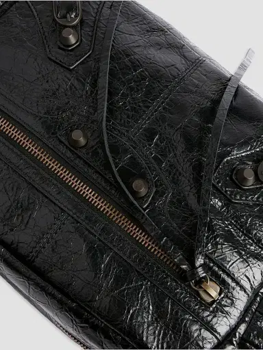 Balenciaga Men's Le City Crossbody Camera Bag - Black | Thumbnail 8 Balenciaga Men's Le City Crossbody Camera Bag - Black | Thumbnail 8