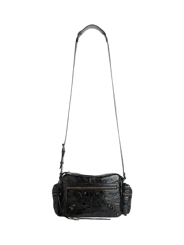 Balenciaga Men's Le City Crossbody Camera Bag - Black