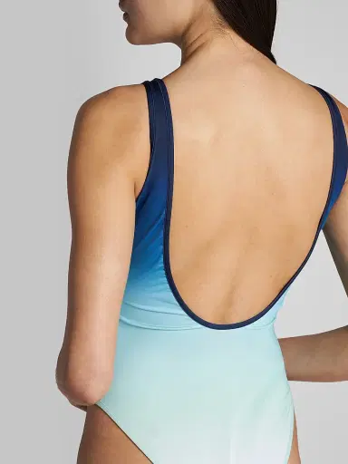 Casablanca Women's Ombré Scoopneck One-Piece Swimsuit - Blue Green - Size XXS | Thumbnail 5