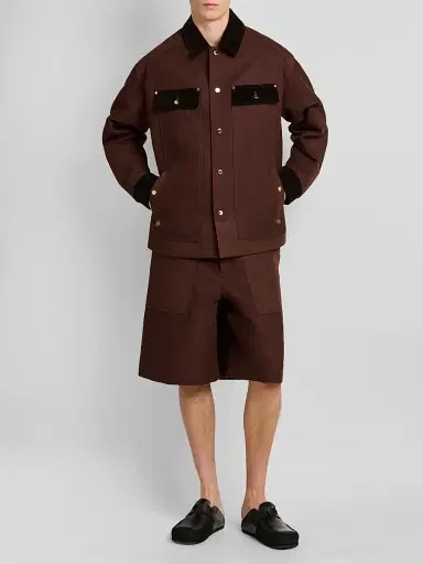 Casablanca Men's Workwear Safari Jacket - Dark Brown - Size XXL | Thumbnail 2