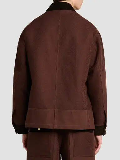 Casablanca Men's Workwear Safari Jacket - Dark Brown - Size XXL | Thumbnail 3