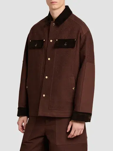 Casablanca Men's Workwear Safari Jacket - Dark Brown - Size XXL | Thumbnail 4