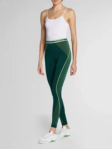Casablanca Women's Logo-Print Seamless Performance Leggings - Green | Thumbnail 4
