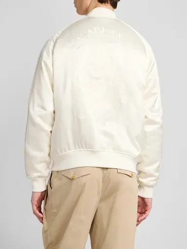 Casablanca Men's Satin Bomber Jacket | Thumbnail 3