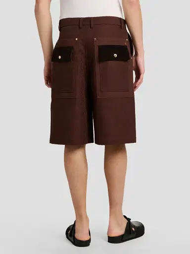 Casablanca Men's Monogram Cargo Shorts | Thumbnail 3 Casablanca Men's Monogram Cargo Shorts | Thumbnail 3