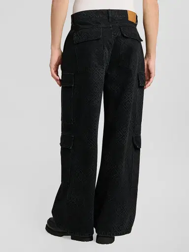 Casablanca Men's Monogram Cargo Jeans - Black - Size 40 | Thumbnail 3