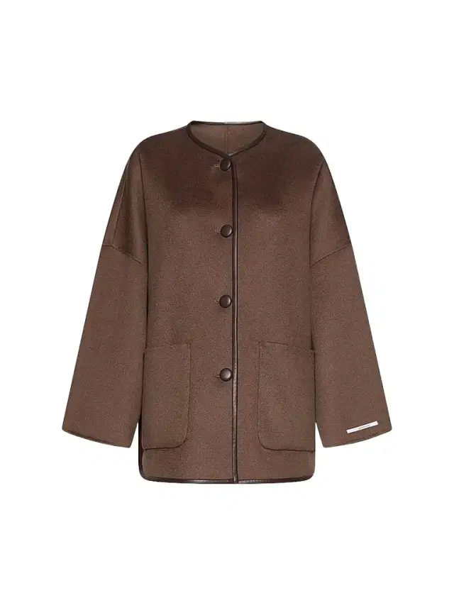 Marella Women's Double Sided Wool Cape - Brown