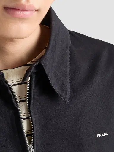 Prada Men's Cotton Jacket - Black | Thumbnail 4