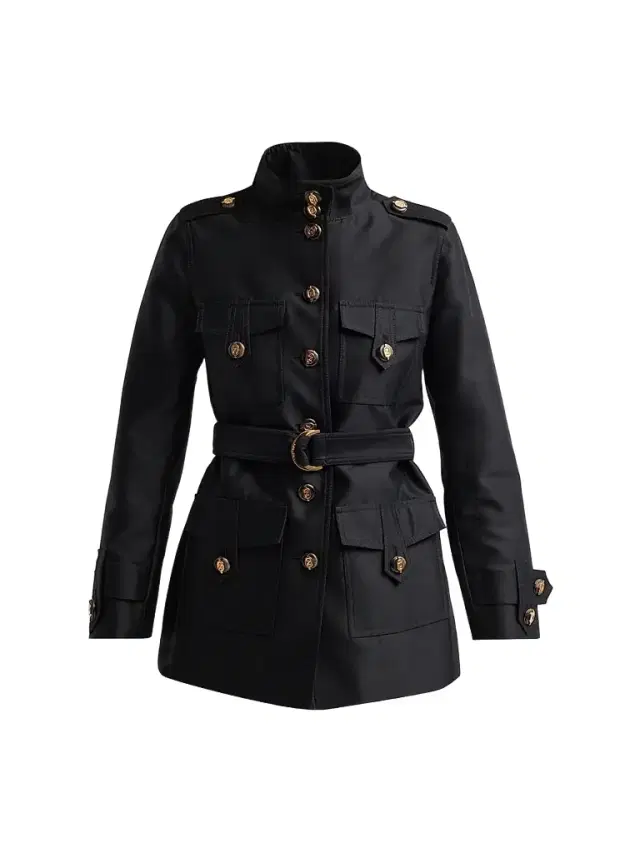 Zimmermann Women's Valiant Wool-Silk Utility Jacket - Black