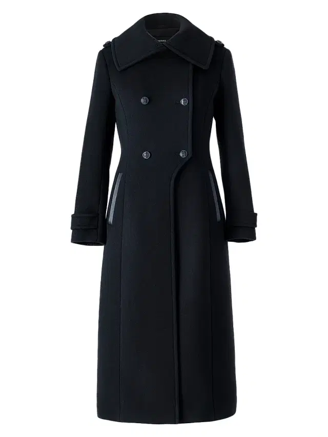Mackage Women's Elodie Double-Breasted Wool Coat - Black - Size XL