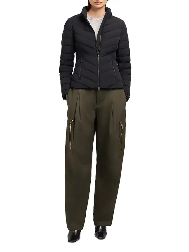Moose Knuckles Women's Active Flex Elora Down Jacket - Black - Size XL