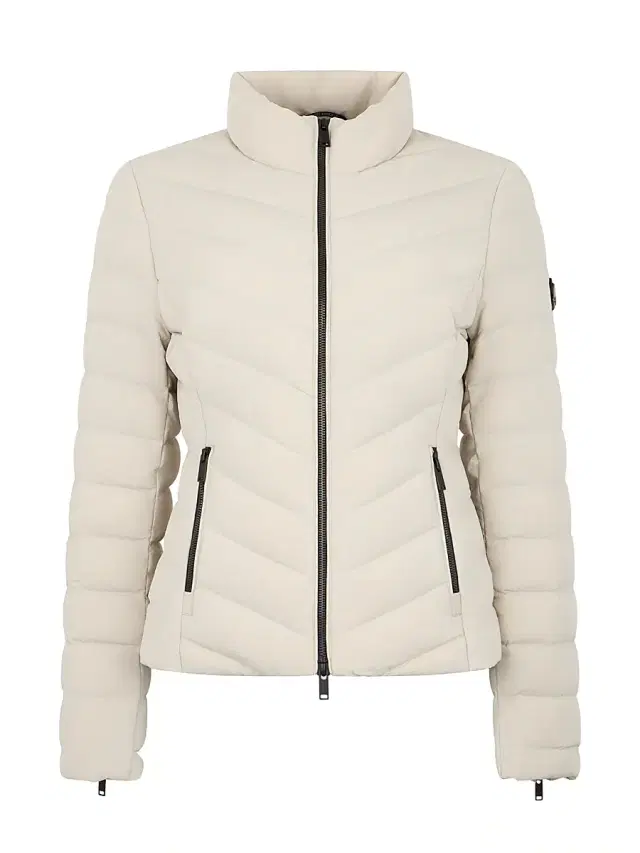 Moose Knuckles Women's Active Flex Elora Down Jacket - Alabaster - Size XL
