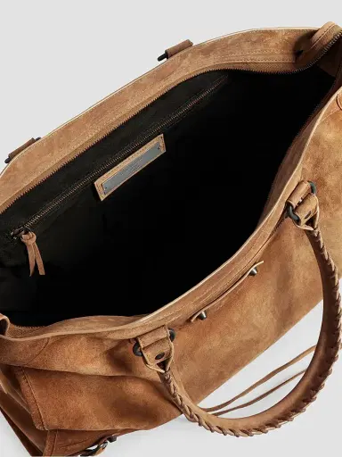 Balenciaga Men's Le City Tote Bag - Camel | Thumbnail 7