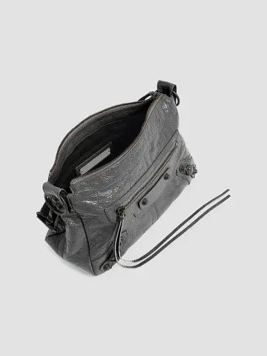 Balenciaga Men's Le City Moto Small Crossbody Bag - Volcanic Rock | Thumbnail 4