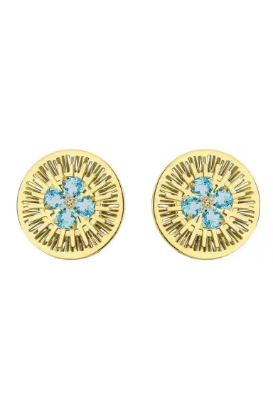 CAROL KAUFFMANN Blue Topaz Explosion Earrings | Thumbnail 1 CAROL KAUFFMANN Blue Topaz Explosion Earrings | Thumbnail 1