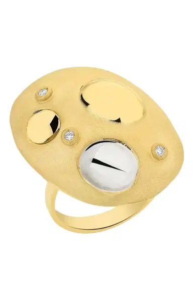 CAROL KAUFFMANN Diamond Rocks Flinstones Ring | Thumbnail 1 CAROL KAUFFMANN Diamond Rocks Flinstones Ring | Thumbnail 1