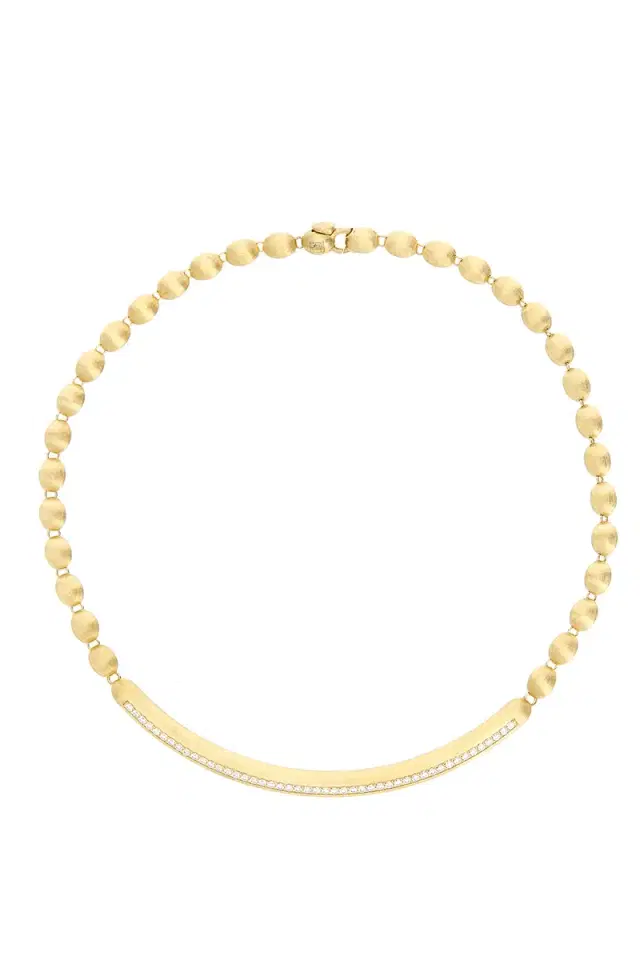 NANIS Diamond Elite Boules Bar Necklace