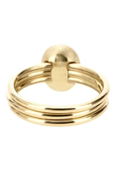NANIS Diamond Halo Three Band Circle Ring | Thumbnail 4