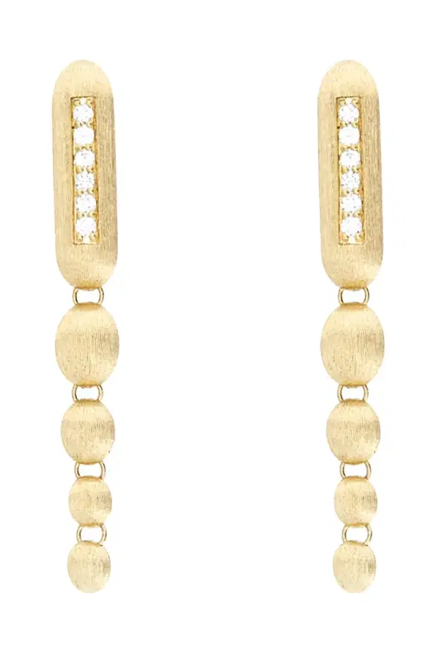 NANIS Diamond Line Elite Four Drop Earrings