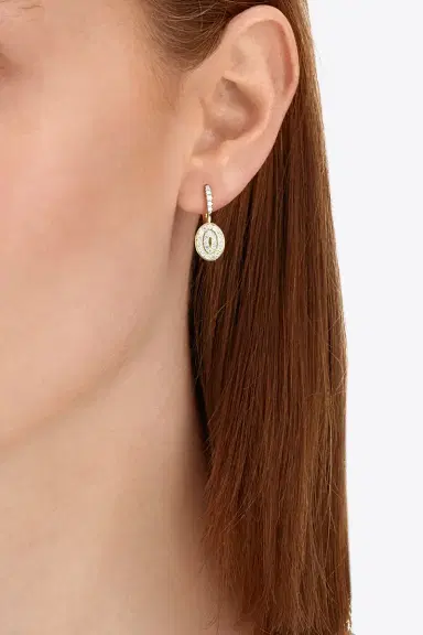 NANIS Diamond Pave Full Sway Earrings | Thumbnail 2 NANIS Diamond Pave Full Sway Earrings | Thumbnail 2