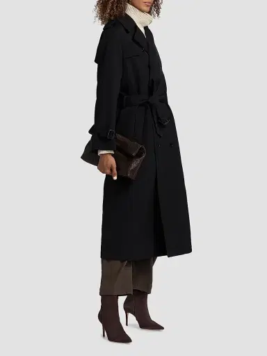 Nili Lotan Women's Marin Wool-Blend Trench Coat | Thumbnail 4 Nili Lotan Women's Marin Wool-Blend Trench Coat | Thumbnail 4