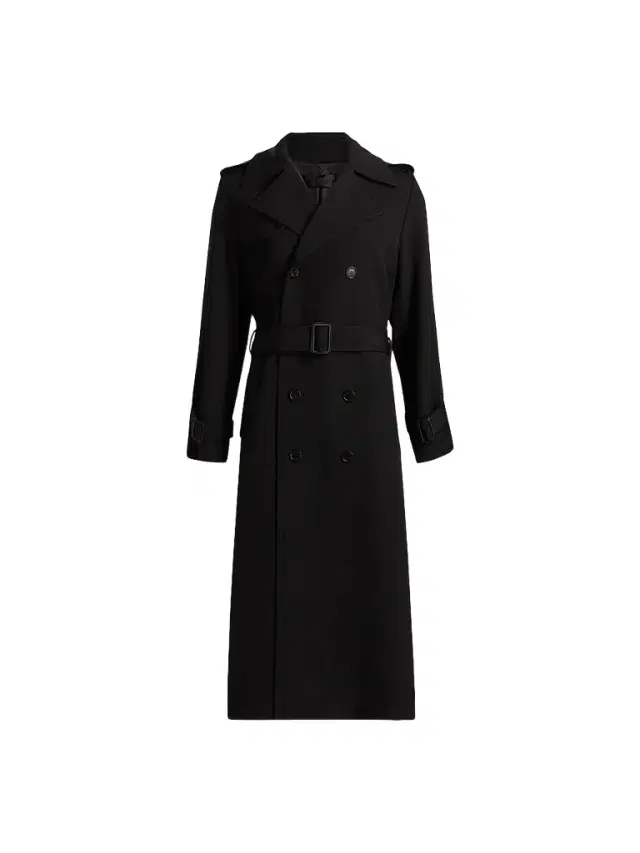 Nili Lotan Women's Marin Wool-Blend Trench Coat - Black