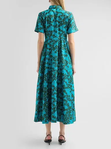Elisamama Women's Feyi Printed Cotton Dress | Thumbnail 3 Elisamama Women's Feyi Printed Cotton Dress | Thumbnail 3