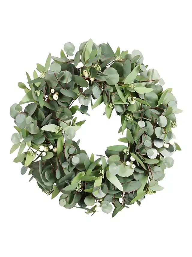 Winward Home Everyday Newness Refresh Faux Eucalyptus Wreath