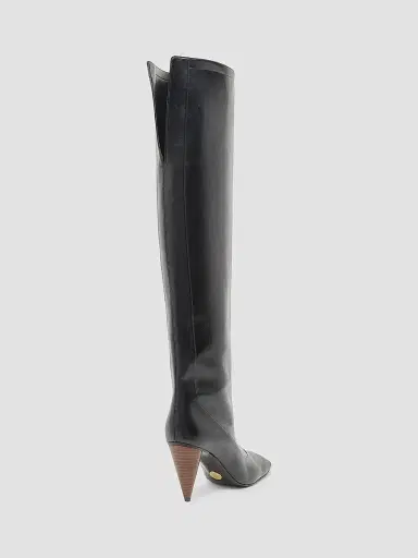 Stella McCartney Women's 80MM Contrast-Heel Knee-High Boots | Thumbnail 2 Stella McCartney Women's 80MM Contrast-Heel Knee-High Boots | Thumbnail 2