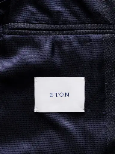 Eton Men's Brushed-Plaid Wool-Silk Jacket | Thumbnail 8 Eton Men's Brushed-Plaid Wool-Silk Jacket | Thumbnail 8