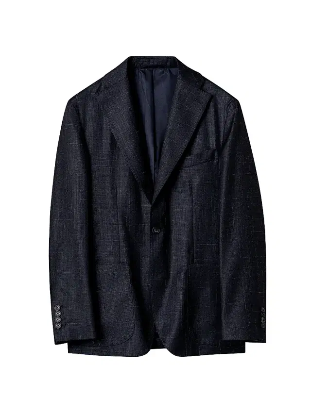 Eton Men's Brushed-Plaid Wool-Silk Jacket