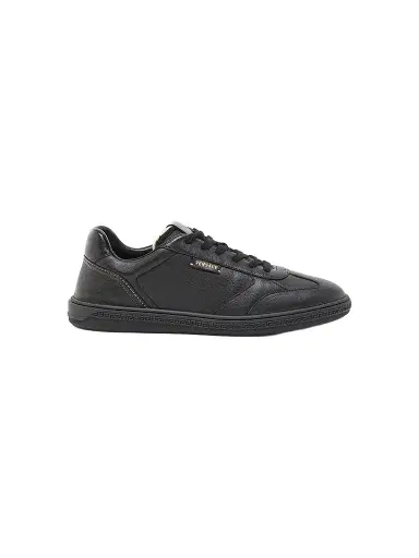 Versace Men's Leather Low-Top Sneakers - Black - Size 14 | Thumbnail 1 Versace Men's Leather Low-Top Sneakers - Black - Size 14 | Thumbnail 1