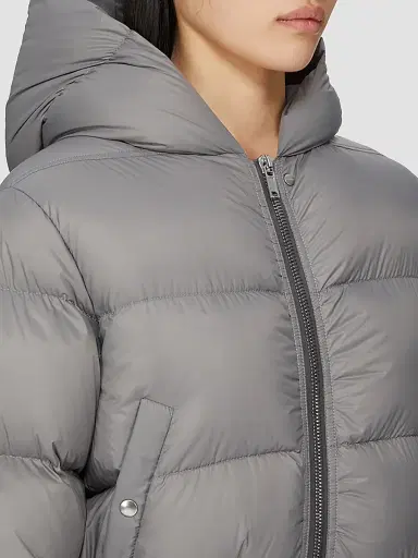 Rick Owens Women's Down Hooded Crop Puffer Jacket | Thumbnail 4 Rick Owens Women's Down Hooded Crop Puffer Jacket | Thumbnail 4