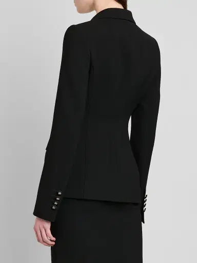 Dolce & Gabbana Women's Virgin Wool Tailored Single-Breasted Jacket | Thumbnail 3 Dolce & Gabbana Women's Virgin Wool Tailored Single-Breasted Jacket | Thumbnail 3
