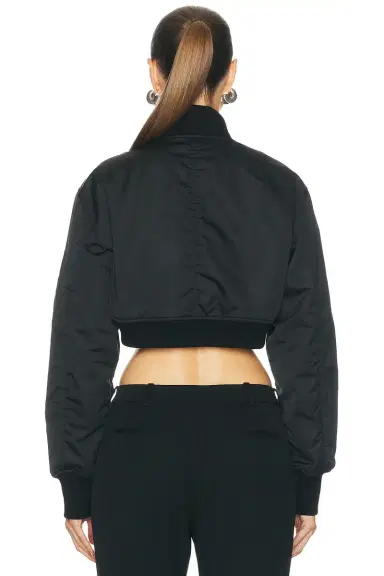 Balenciaga Cropped Bomber Jacket | Thumbnail 3 Balenciaga Cropped Bomber Jacket | Thumbnail 3