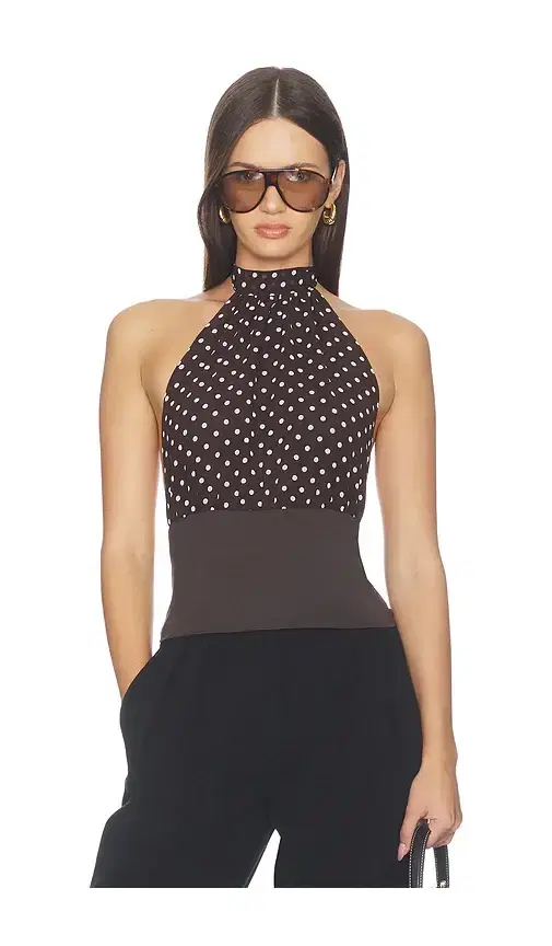 MORE TO COME x Blake Evin Justina Halter Top