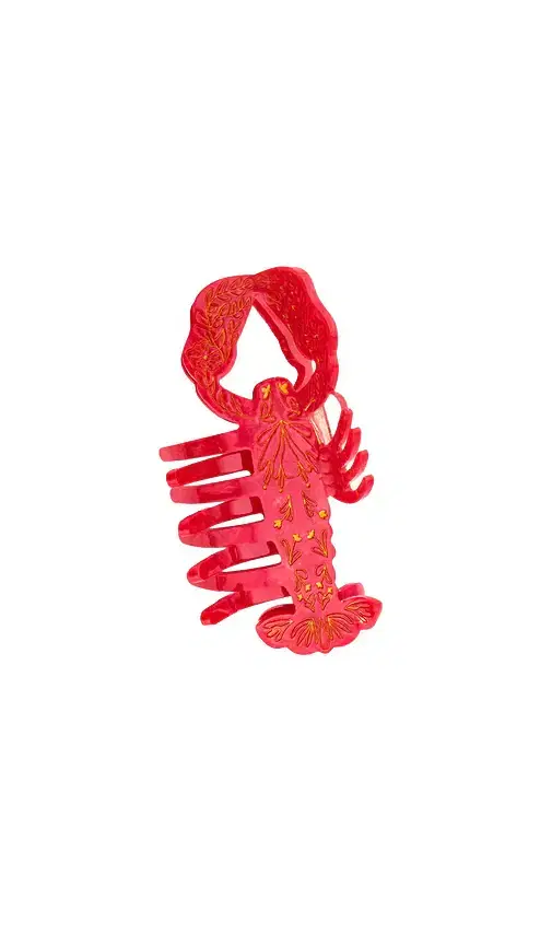 Solar Eclipse Hand-painted Lobster Claw Hair Clip