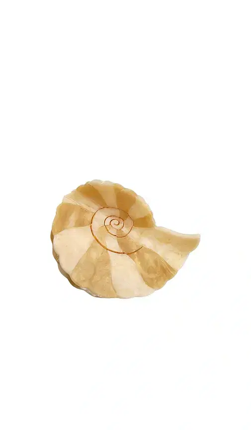 Solar Eclipse Hand-painted Spiral Shell Claw Hair Clip