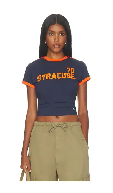 Hype and Vice Syracuse Goalie Baby Tee | Thumbnail 1