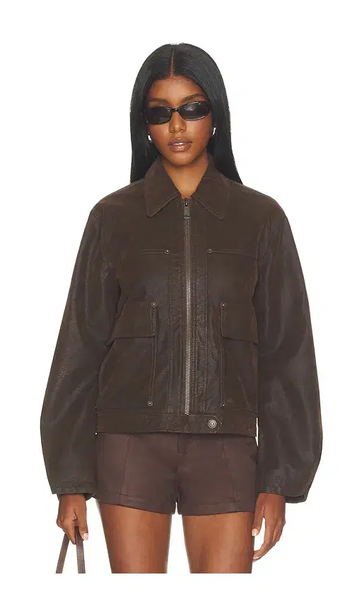Free People X We The Free Blair Faux Suede Sierra Jacket