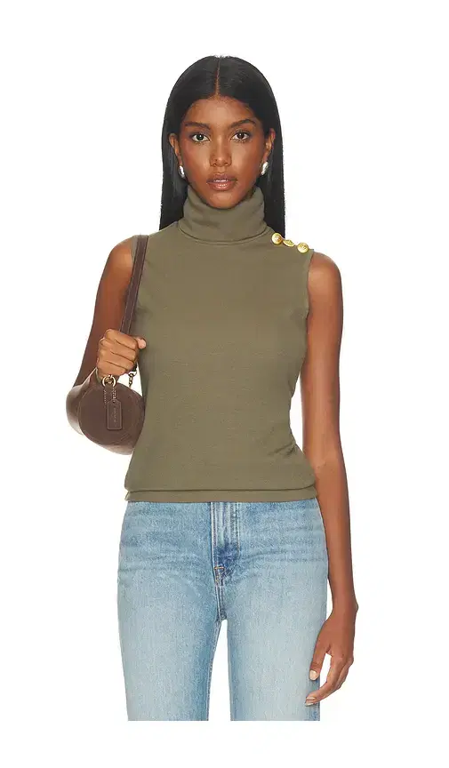 L'Agence Ceci Slvless Turtle Neck