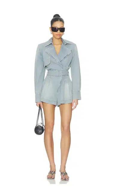 AFRM Feyra Trench Romper | Thumbnail 1