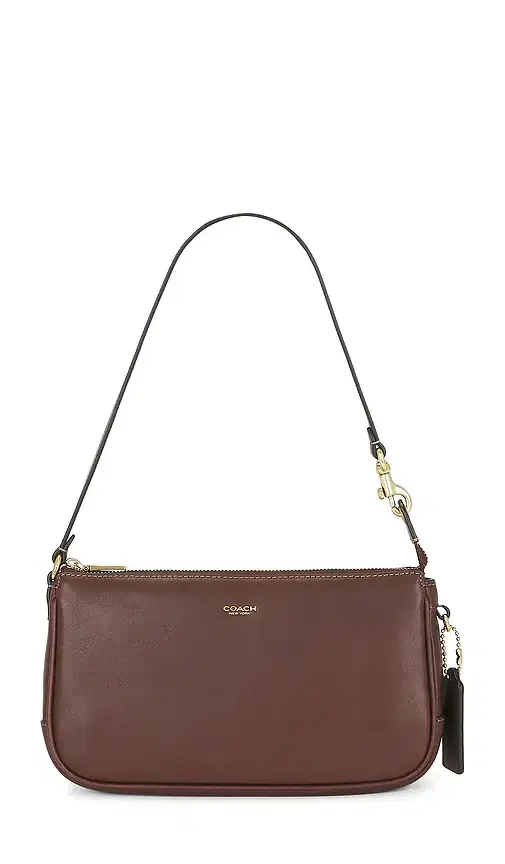 Coach Natural Grain Leather Plaza Bag